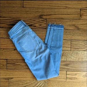 Light wash jeans